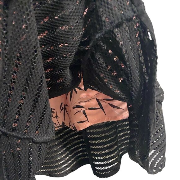 Le Chateau - Long Fit & Flare Blk/pink Underlay - 4 - Picture 3 of 8